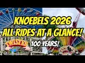 KNOEBELS 2026 ALL RIDES AT A GLANCE Amusement Park in US 100 Years