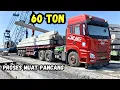 Lagu Begini Proses Muat Pancang 60 Ton