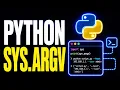 How to USE PYTHON SYS ARGV Beginner Guide