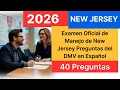 New Jersey Driving Test 2026 40 DMV Questions in Spanish