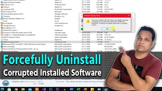 Solved There is a problem with this Windows installer package Forcefully uninstall software