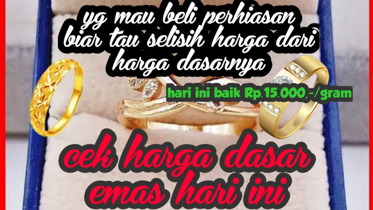 Harga Emas perhiasan hari ini 8 Agustus 2021 #hargaemas#Emasperhiasan #kangudin