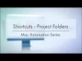 Project Folder Structure and Project Progression System using Apple Shortcuts