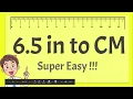 6 5 Inches to CM