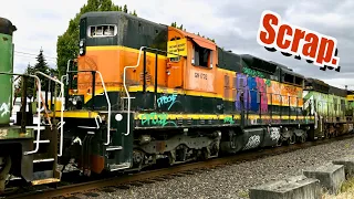 More Old BNSF Locomotives Going to Scrap
