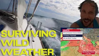 STORMS, HURRICANES and HUGE Seas..Our CRAZIEST SAILING Moments on ZEPHYR | Sailing Zephyr – Ep 201