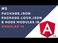 package json vs package-lock json and Node Modules in Angular 14