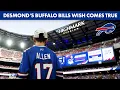 Josh Allen Grants Desmond s Make-A-Wish Buffalo Bills