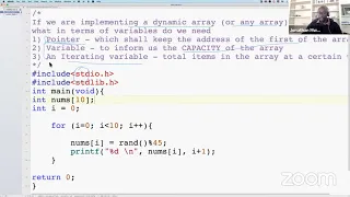Implementing Vectors in C language
