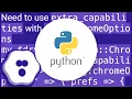 How To Set ChromeOptions or goog ChromeOptions for Selenium Chrome in Perl