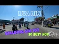 Walking busy Soi 102 Hua Hin Thailand