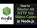 Master All HTTP 5xx Status Codes in Node js Server Error Responses Explained with Examples