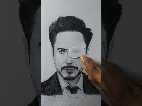 Eyes drawing trick 😍✍️ #art #artist #cartoon #drawing #satisfying #paint #anime #shorts #ironman