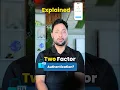 What is Two Factor Authentication Explained