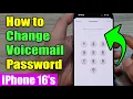 iPhone Pro Max How to Change Voicemail Password