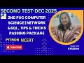 II PUC Computer Science Second Test Quick Revision Network SQL NCERT Based Karnataka PU Board