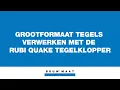 Download Lagu Slimmer bouwen - Grootformaat tegels verwerken met de RUBI Quake Energy tegelklopper