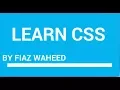 How to create HTML CSS Navigation Bar Lec-33 CSS tutorial for beginners in