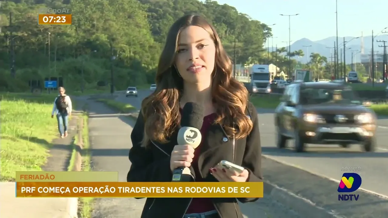Operação Tiradentes 2023, da PRF, nas rodovias catarinenses começam nesta quinta-feira