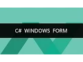 C Windows Form How to create C Windows Form Application Visual C Net Tutorial Edureka