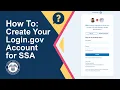 How to Create Your Login gov Account with SSA