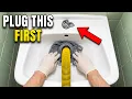 How to Unclog ANY Drain in 60 Seconds The GENIUS Method Plumbers Charge 300 For