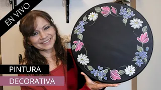 Tornamesa pintado a mano !! 😃