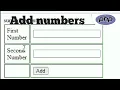 Add Numbers In Php php tutorial for beginners how to add two numbers in php using html