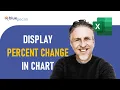 Show Percentage Change Increase Decrease in Column Chart Show Variance in Excel Chart