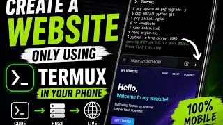 Build Your First Website Using Termux in 5 Minutes on Android 2026