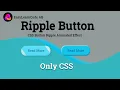 Create CSS3 Awesome Button Animated Using HTML CSS