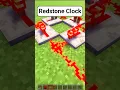 How To Make Easy Redstone Clock In Minecraft