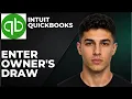 QuickBooks Online How to Enter an Owner s Draw Step By Step Beginner Tutorial 2026