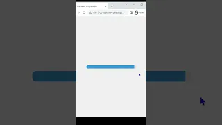 Animated Progress Bar HTML CSS