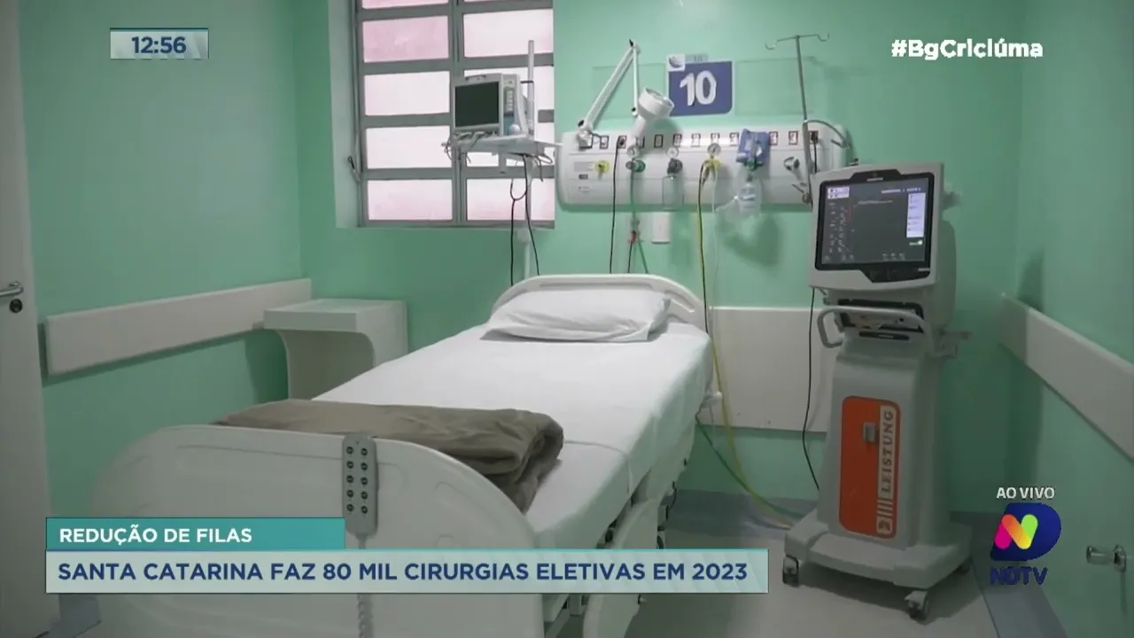 Santa Catarina chega à marca de 80 mil cirurgias eletivas em 2023