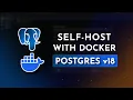 How I Deploy PostgreSQL 18 in Docker for My Self-Hosted Apps -