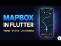 Mapbox Flutter Tutorial Navigation Live Location Route Drawing Autocomplete Drive Simulation