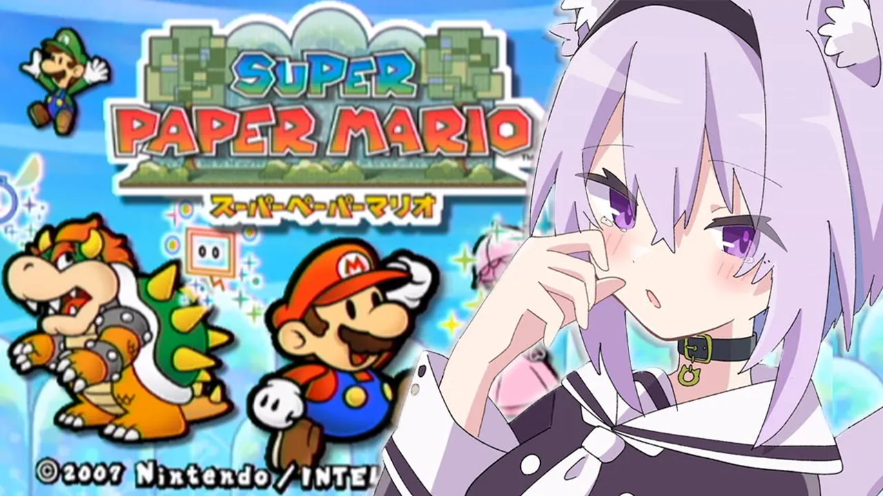 【スーパーペーパーマリオ】ピュアハート探し ＜ ハメールストーン探し #03【猫又おかゆ/ホロライブ】