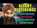 Differentiate Dependency Injection Dependency Inversion