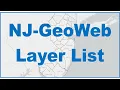18 NJ GeoWeb Layer List