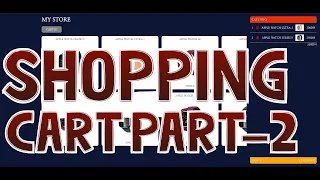 How to Build a Shopping Cart with HTML CSS and JavaScript Step-by-Step Tutorial - PART 2