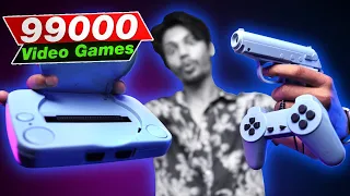 best video game in just 1000 rupees 99000 in 1 video games 2 players with 2 joysticks and 1 gun