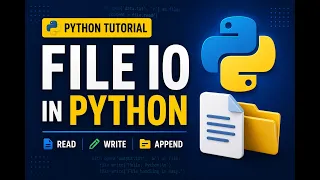 File IO in Python Python Tutorial