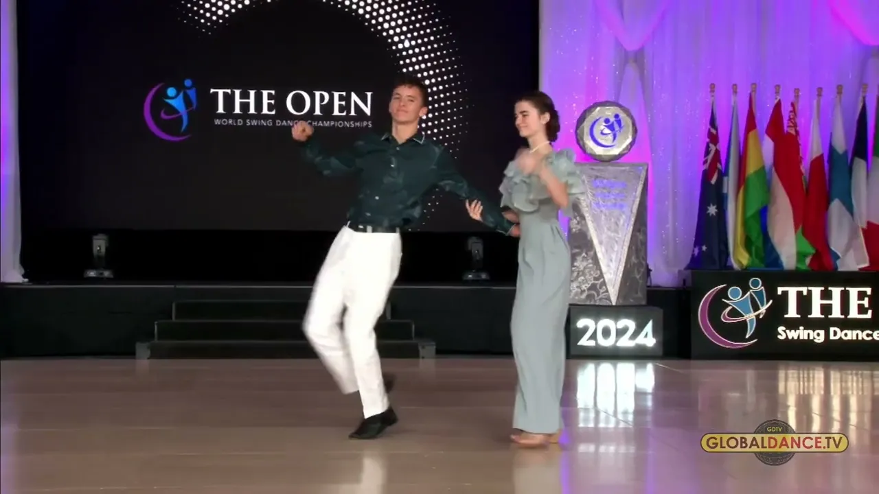 Keylen Hudson and Rebecca Hodges - 5th Place Young Adult - The Open 2024