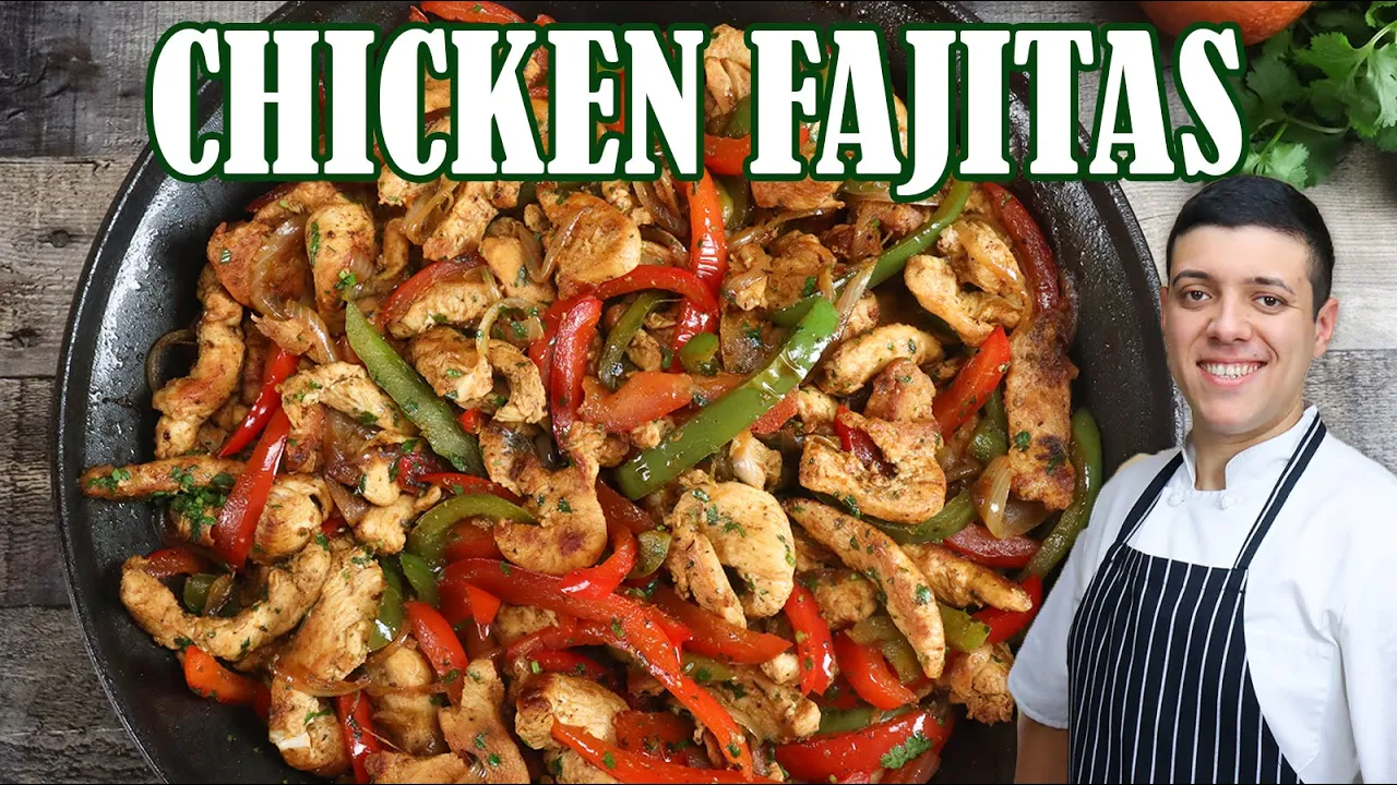 How to Make Chicken Fajitas Recipe   Fast and Easy Mexican Recipe by Lounging with Lenny