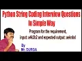 Python Q13 Program for the requirement input a4k3b2 and expected output aeknbd