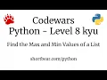 Codewars - Python