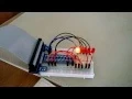 4-bit binary counter written in Python on Raspberry Pi 2
