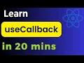 How to use useCallback hook useCallback hook React hooks for Beginners