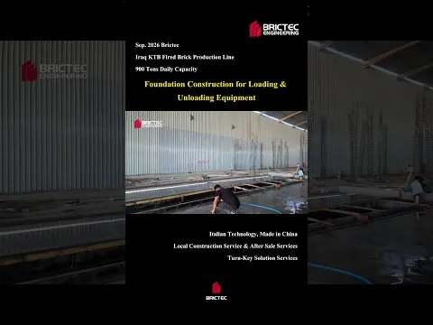 Why Loading & Unloading Equipment Needs a Flawless Foundation? Brictec Brick Plant Construction